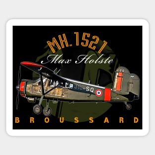 Max Holste MH.1521 Broussard Aircraft Sticker